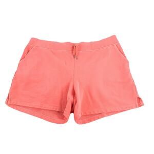 Talbots Petite Drawstring Elastic Waist Pull On Shorts XLP Womens Neon Orange
